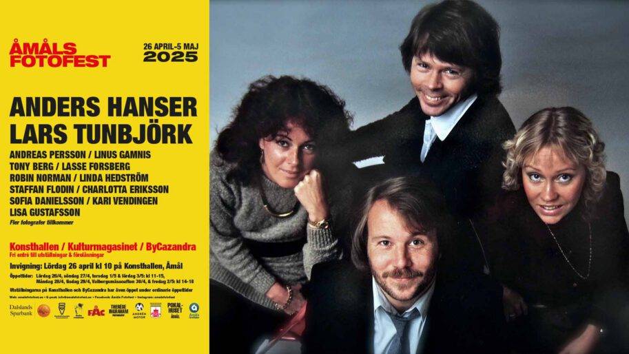 Anders Hansers ABBA bilder visas på Åmåls fotofest 26 april  5 maj 2025