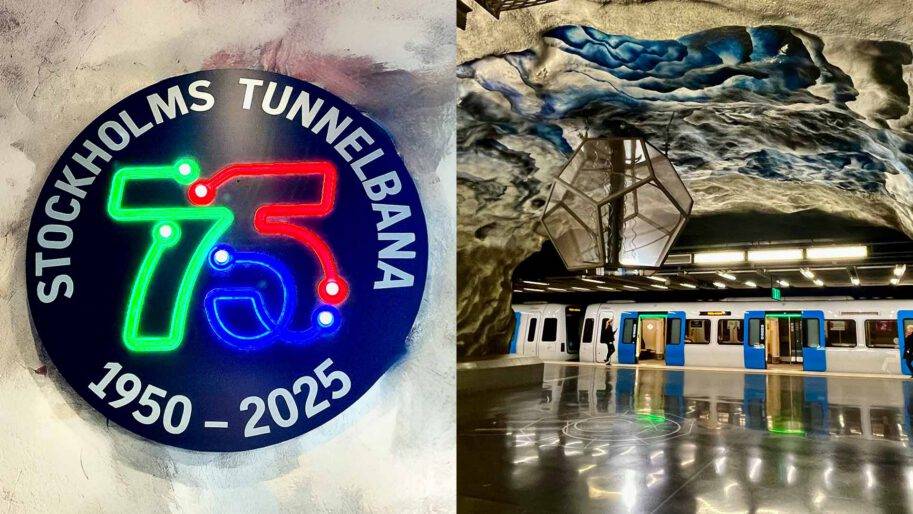Stockholms tunnelbana 75 år  Film om Konst  Arkitektur