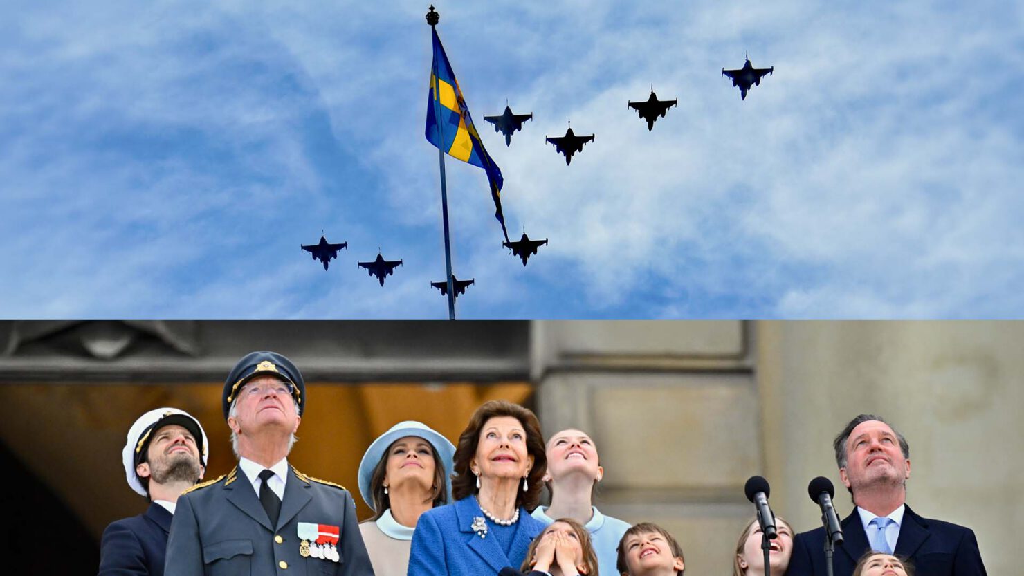 HM Konungens 80årsdag  Med Blågula Ögon
