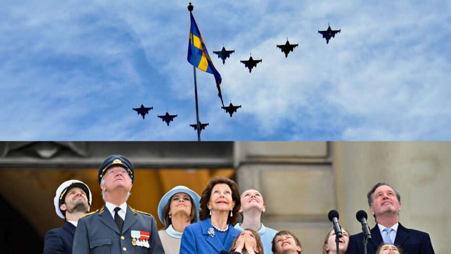HM Konungens 80årsdag  Med Blågula Ögon